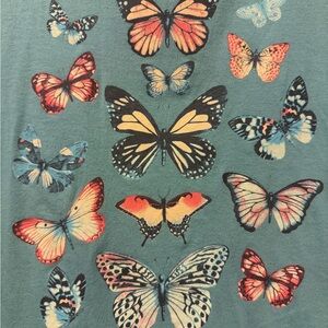 Butterfly Print Top